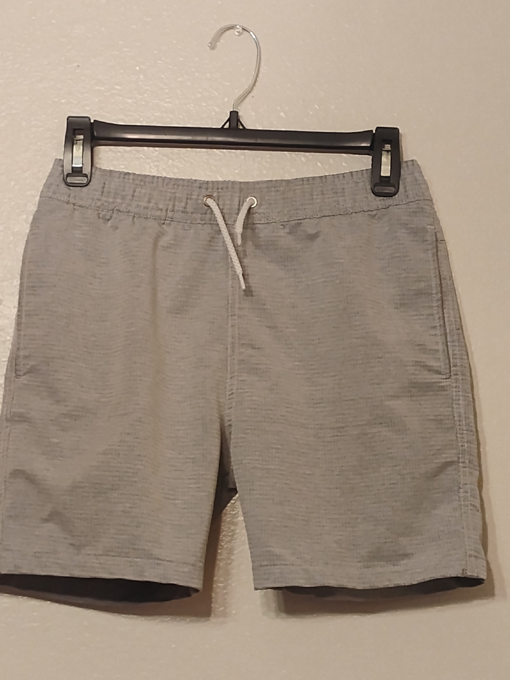 Departwest Boys Toomey Shorts Size L Gray 5" Inseam Drawstring Buckle